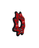 Tuffy Jr Gear Ring Red Paw, Dog Toy