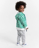 Epic Threads Toddler Boys Printed Zip Up Hoodie Core T Shirt Fleece Jogger Pants Created For Macys