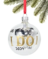 Holiday Lane Our First I Do Ball Ornament, Exclusively at Macy's