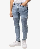 Raw X Men's Skinny Fit Moto Jeans
