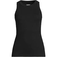 Lands' End Women's Rib Tank Top