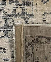 Safavieh Evoke EVK508 Beige and Blue 4' x 6' Area Rug