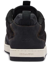 Coach Men's C203 Signature Mixed-Media Lace-Up Sneakers