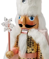 Holiday Lane Shimmer and Light 15" Wooden Nutcracker, Created for Macy's