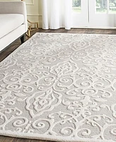 Martha Stewart Collection Marais MSR4324A Bone 4' x 6' Area Rug