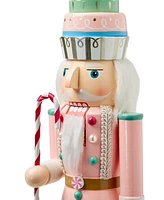 Holiday Lane Candy Cane Pink & Blue Nutcracker, Created for Macy's