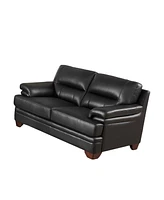 Luxor 66" Top Grain Leather Loveseat