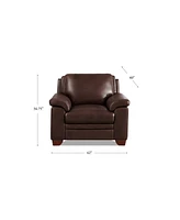 Magnum 42" Top Grain Leather Chair