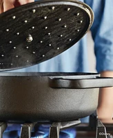 Farberware Disney Monochrome 3 Quart Cast Iron Shallow Casserole