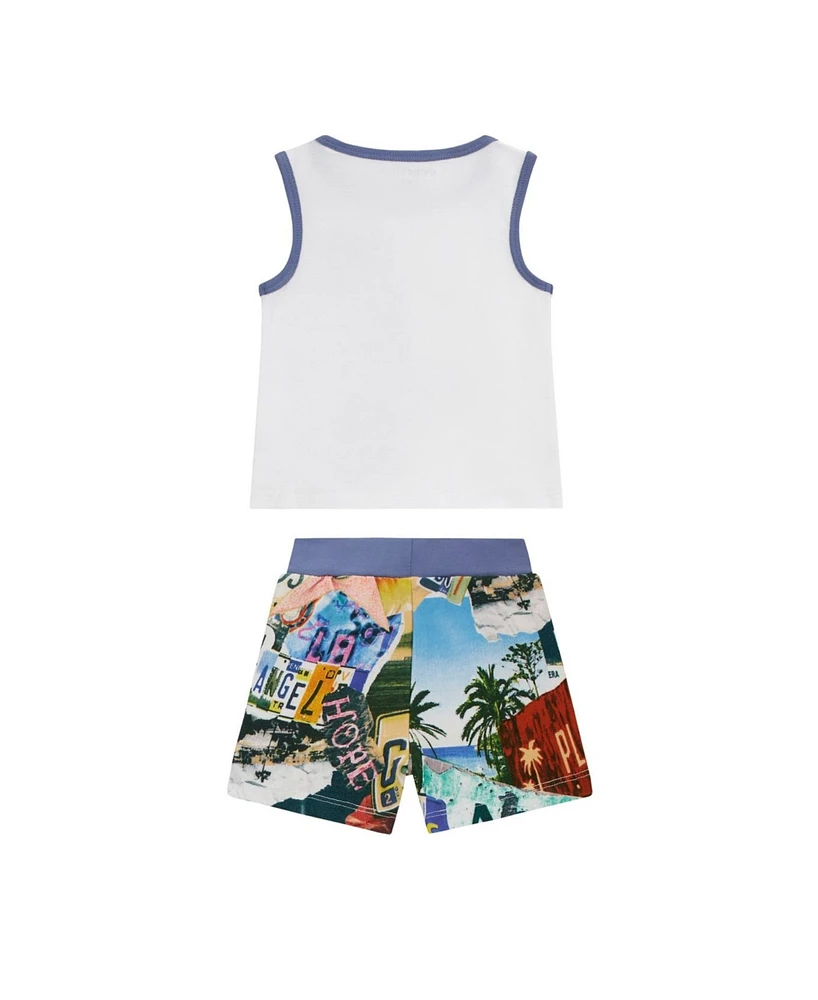 Guess Baby Boys Tank Top and Short Set