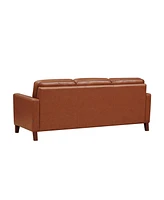 Aiden 80" Top Grain Leather Sofa