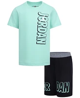 Jordan Little Boys Rise Tee and Shorts Set