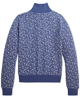 Polo Ralph Lauren Big Girls Floral Quilted Double-Knit Jacket