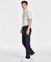 Calvin Klein Men's Standard Straight-Fit Stretch Jeans