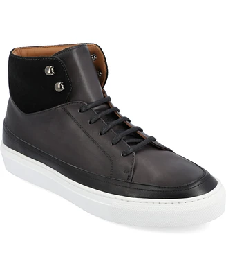 Taft Men's Fifth Ave High Top Leather Handcrafted Lace-up Sneaker