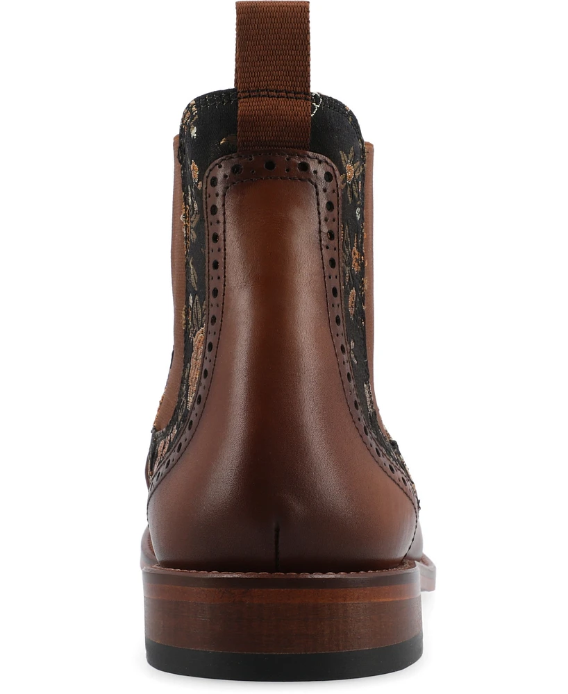 Taft Men's The Valencia Slip-on Leather Chelsea Boot