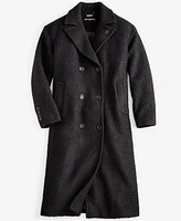 Karl Lagerfeld Paris Women's Double-Breasted Overcoat, Created for Macy's