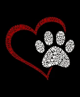 La Pop Art Paw Heart