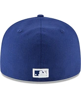 New Era Men's Royal Brooklyn Dodgers Cooperstown Collection Wool 59fifty Fitted Hat