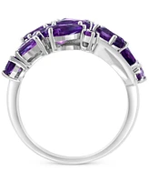 Effy Garnet Mixed Cut Cluster Ring (5-1/2 ct. t.w.) Sterling Silver (Also Amethyst)