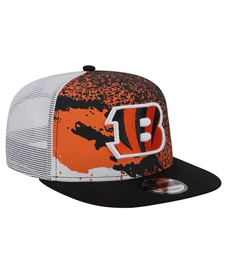 New Era Men's Black Cincinnati Bengals Court Sport 9fifty Snapback Hat