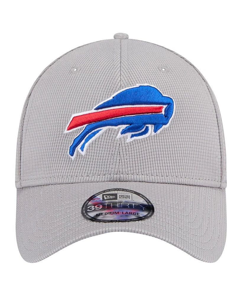 New Era Men's Gray Buffalo Bills Active 39thirty Flex Hat