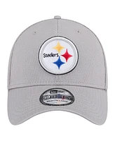 New Era Men's Gray Pittsburgh Steelers Active 39thirty Flex Hat