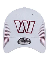 New Era Men's White Washington Commanders Active 39thirty Flex Hat