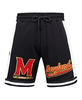 Pro Standard Men's Black Maryland Terrapins Script Tail Dk 2.0 Shorts