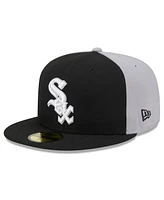 New Era Men's Black/Gray Chicago White Sox Gameday Sideswipe 59Fifty Fitted Hat