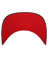 47 Brand Men's Black Chicago Blackhawks Overhand Logo Side Patch Hitch Adjustable Hat