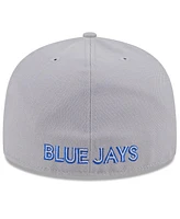 New Era Men's Royal/Gray Toronto Blue Jays Gameday Sideswipe 59Fifty Fitted Hat