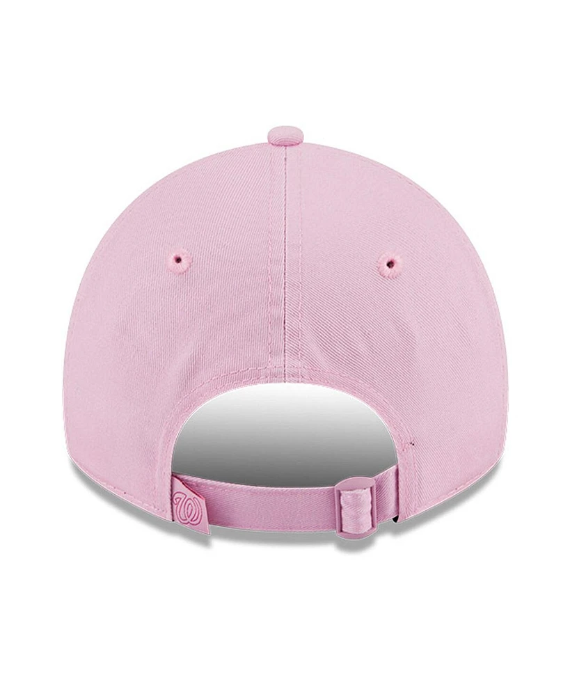 New Era Women's Washington Nationals Fondant Pink 9Twenty Adjustable Hat