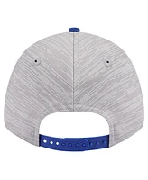 New Era Men's Heather Gray/Blue New York Knicks Active Digi-Tech Two-Tone 9Forty Adjustable Hat