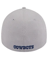 New Era Men's Gray Dallas Cowboys Active 39Thirty Flex Hat