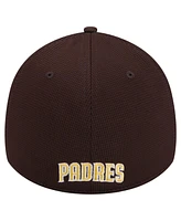 New Era Men's Brown San Diego Padres Active Pivot 39Thirty Flex Hat