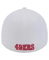 New Era Men's White San Francisco 49ers Active 39Thirty Flex Hat