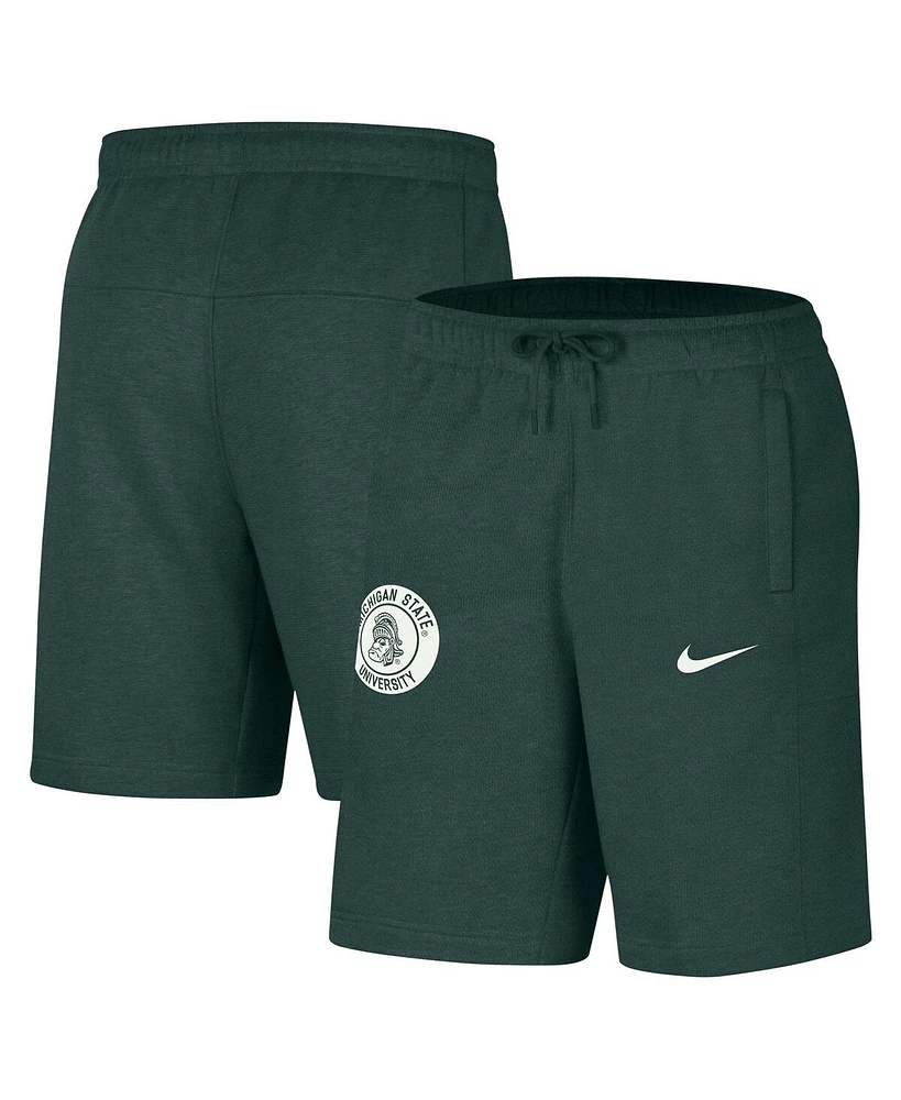 Nike Men's Green Michigan State Spartans Logo Shorts