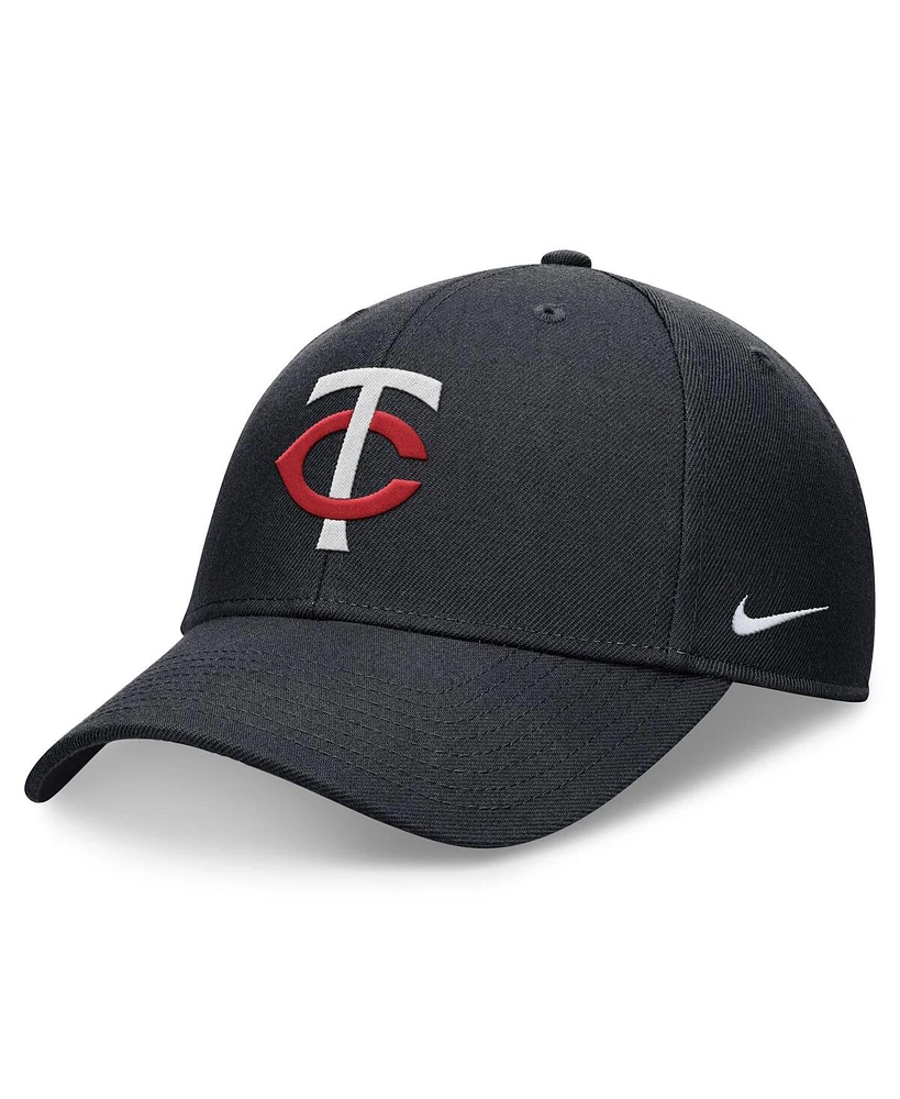 Nike Men's Navy Minnesota Twins Evergreen Club Performance Adjustable Hat