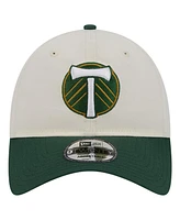 New Era Men's White Portland Timbers 2024 Kick Off Collection 9Twenty Adjustable Hat