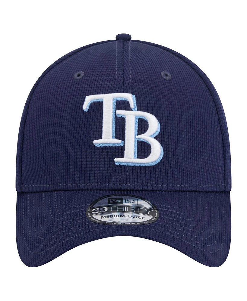 New Era Men's Navy Tampa Bay Rays Active Pivot 39Thirty Flex Hat