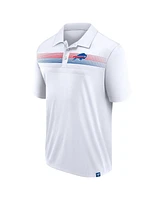 Fanatics Branded Men's White Buffalo Bills Victory For Us Interlock Polo