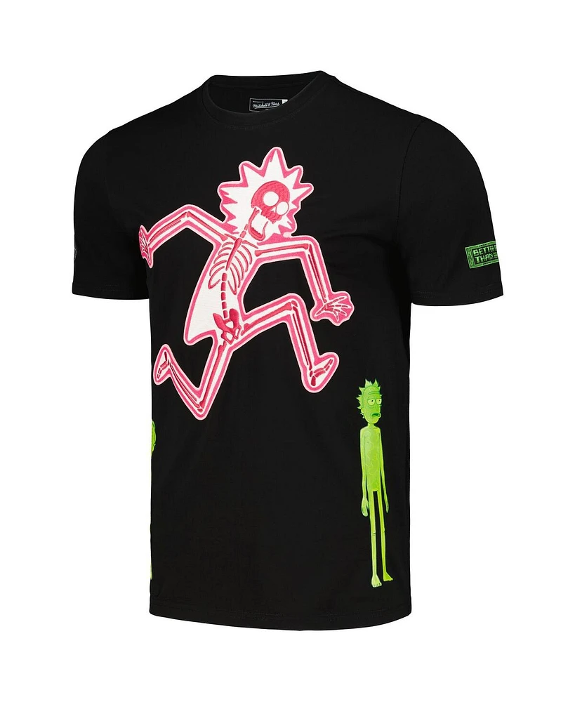 Freeze Max Unisex Black Rick And Morty Electric Shock T-Shirt