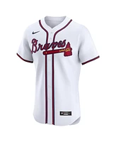 Nike Men's Ronald Acuna Jr. White Atlanta Braves Home Elite Jersey