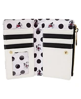 Loungefly Mickey Friends Minnie Mouse Rocks The Dots Classic Flap Wallet