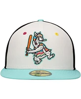 New Era Men's White Llamas de Hickory Copa la Diversion 59Fifty Fitted Hat