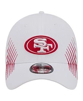 New Era Men's White San Francisco 49ers Active 39Thirty Flex Hat