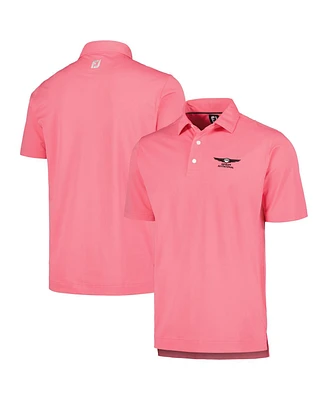 FootJoy Men's Pink Genesis Invitational ProDry Stretch Pique Solid Polo