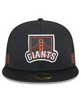 Men's New Era Black San Francisco Giants 2024 Clubhouse 59FIFTY Fitted Hat