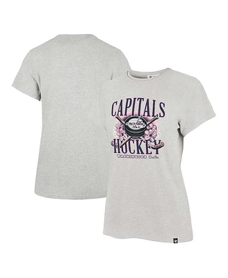 47 Women's Gray Washington Capitals Cherry Blossom Frankie T-Shirt